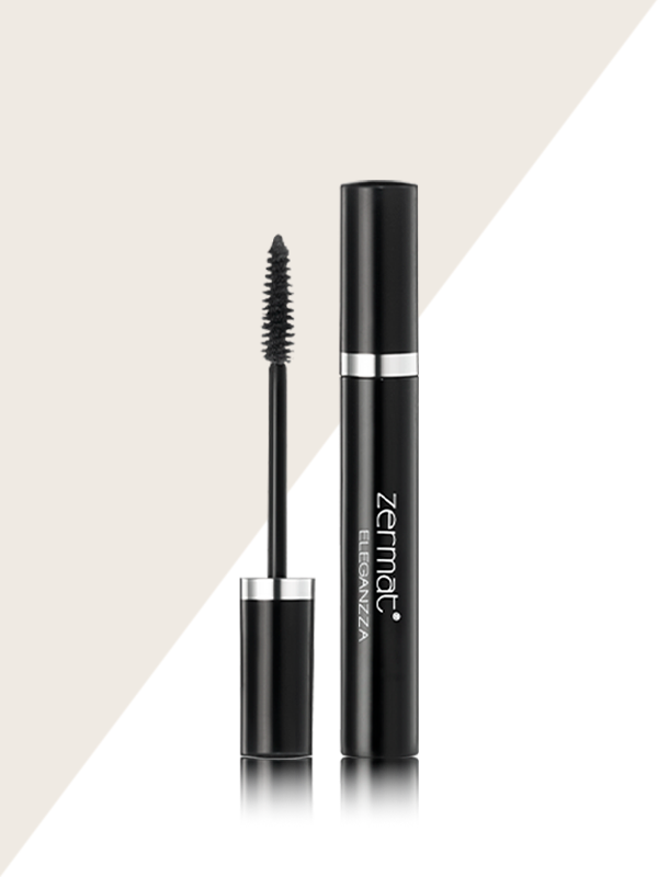 Máscara para Pestañas con Cepillo Recto - Eleganzza - Negro