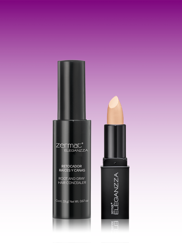 Retocador de Raíces y Canas Unisex Eleganzza + Corrector de Maquillaje Tono Luz Eleganzza