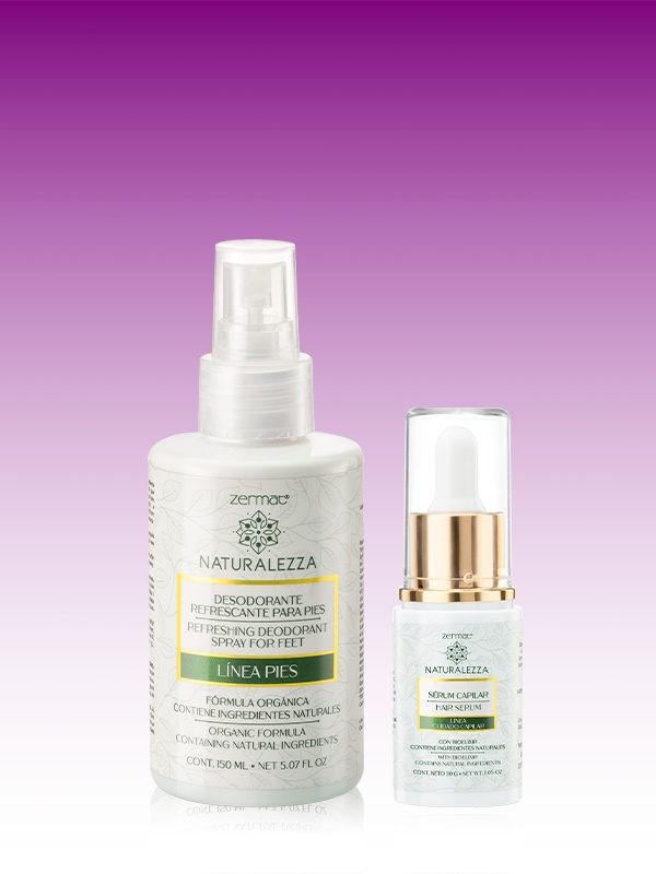 Desodorante Refrescante para Pies Naturalezza + Sérum Capilar con Bioelixir Naturalezza