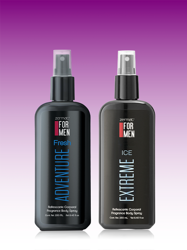 Refrescante Corporal Fresh Adventure For Men + Refrescante Corporal Extreme Ice For Men