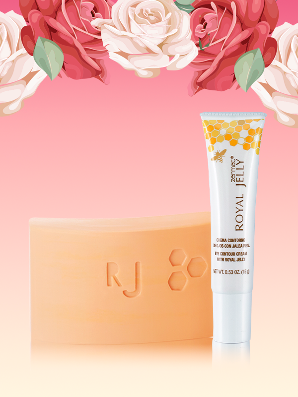 Jabón Facial Con Jalea Real Cuidado Natural Royal Jelly + Crema Contorno de Ojos Cuidado Natural Royal Jelly