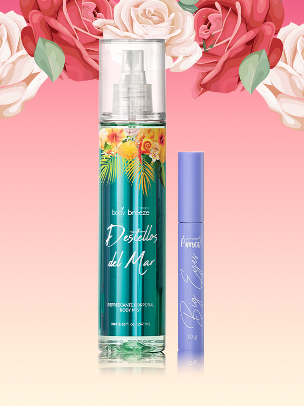 Refrescante Corporal Destellos del Mar Body Breeze + Máscara para Pestañas Big Eyes Ámate