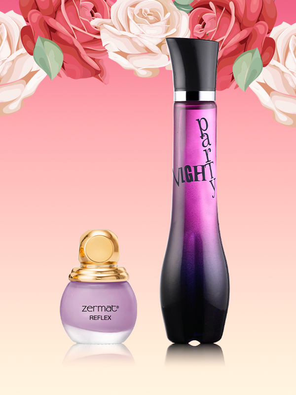 Fragancia Party Night + Esmalte Tono Uva Reflex