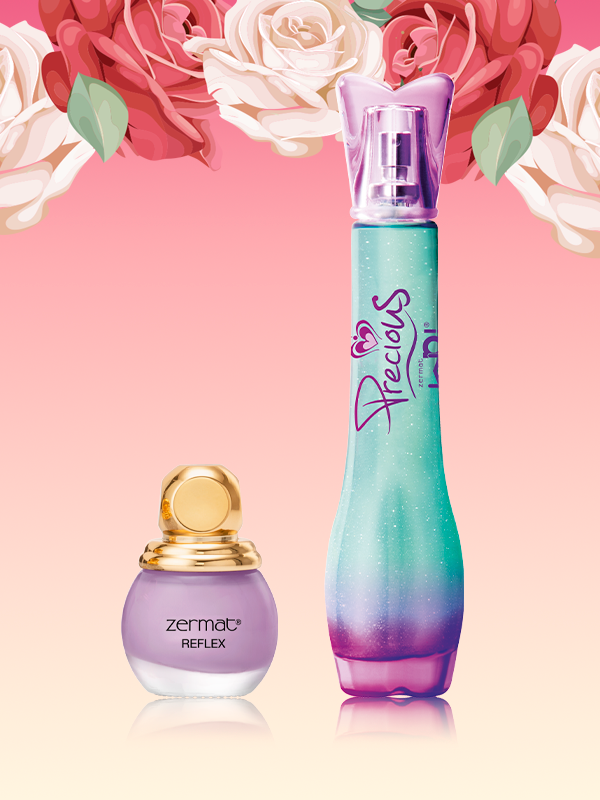 Fragancia Precious + Esmalte Tono Uva Reflex