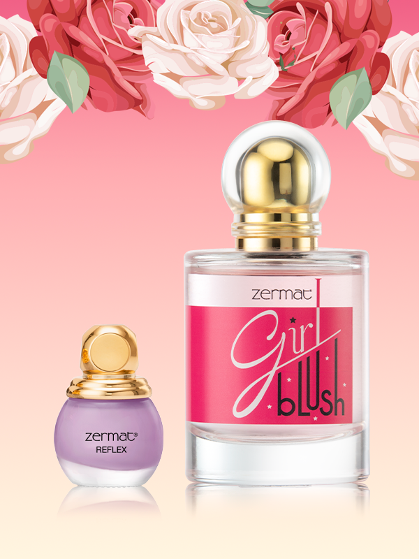 Fragancia Girl Blush + Esmalte Tono Uva Reflex