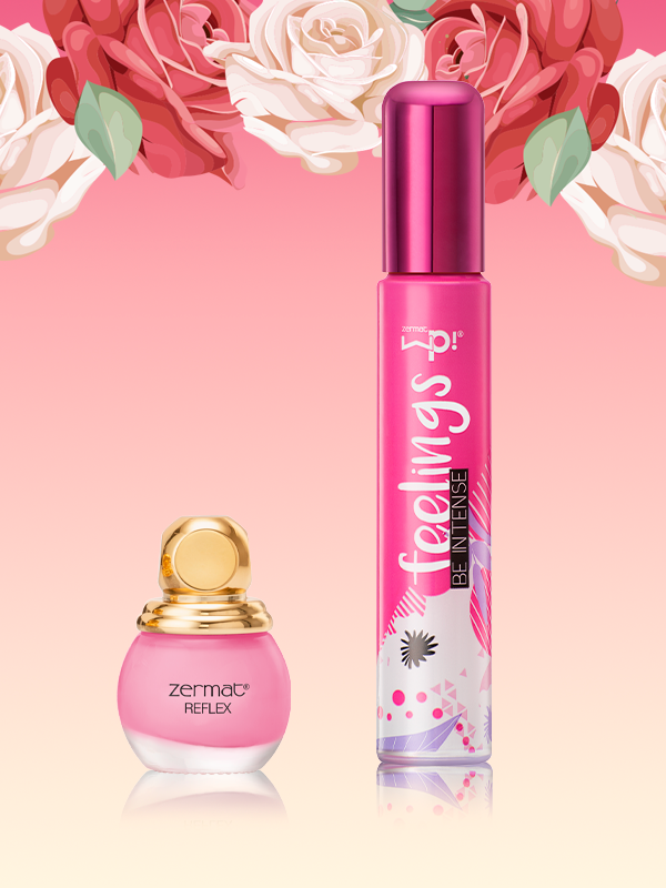 Fragancia Feelings Be Intense Wp! + Esmalte Tono Fresa Reflex