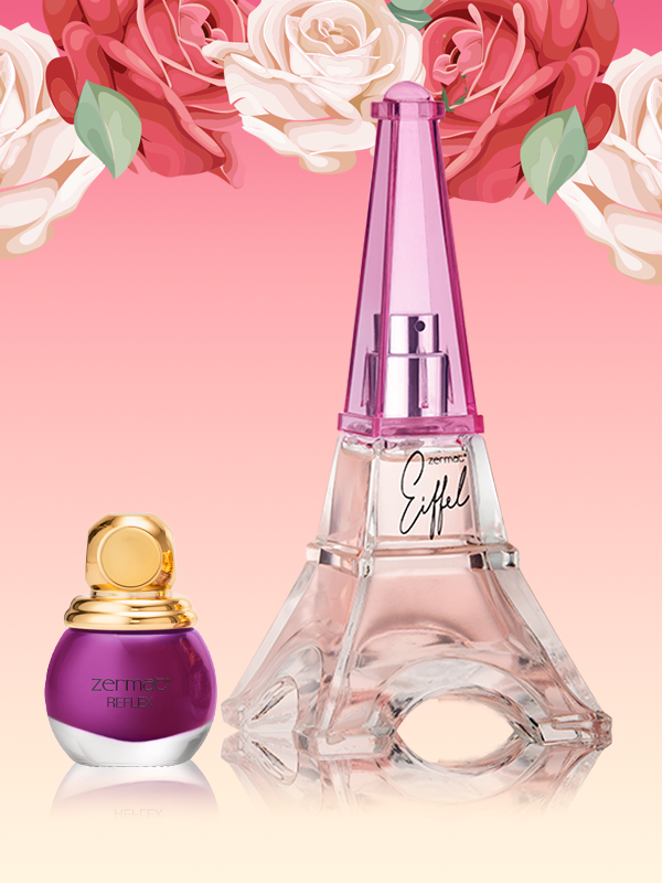 Fragancia Eiffel + Esmalte Tono Zarzamora Reflex