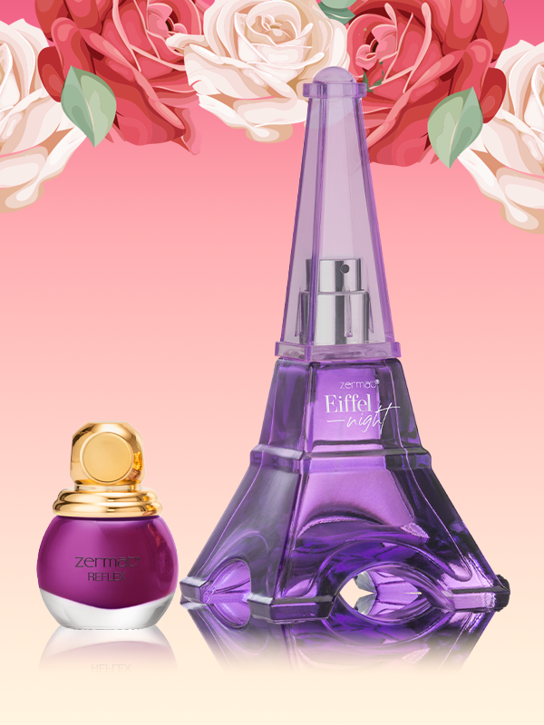 Fragancia Eiffel Night + Esmalte Tono Zarzamora Reflex