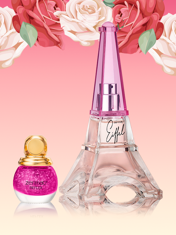 Fragancia Eiffel + Esmalte Tono Zarzamora Frambuesa Reflex