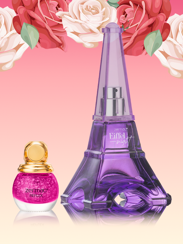 Fragancia Eiffel Night + Esmalte Tono Frambuesa Reflex