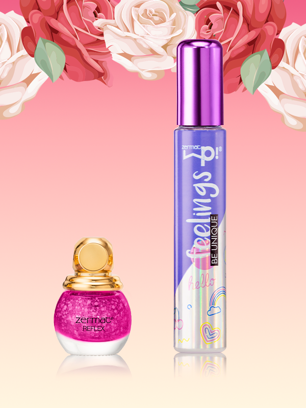 Fragancia Feelings Be Unique Wp! + Esmalte Tono Frambuesa Reflex