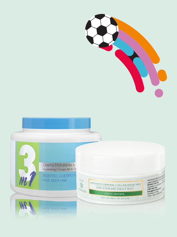 Crema Hidratante 3 en 1 + Exfoliante Corporal con Cáscara de Nuez Naturalezza
