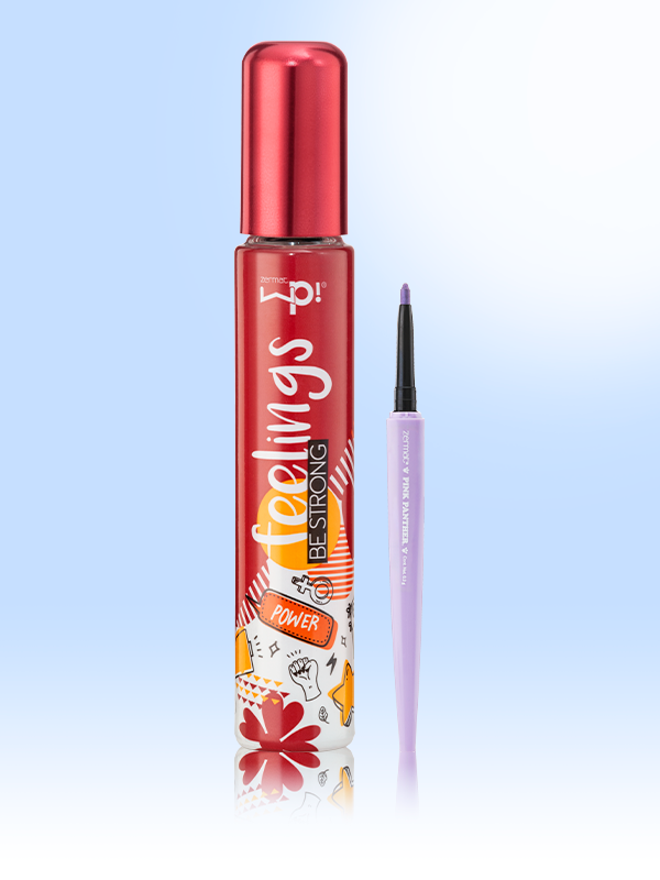 Perfume Feelings Be Strong Wp! + Delineador Pink Panther Tono Morado