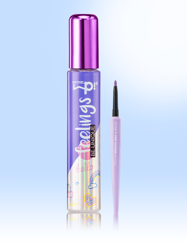 Perfume Feelings Be Unique Wp! + Delineador Pink Panther Tono Morado