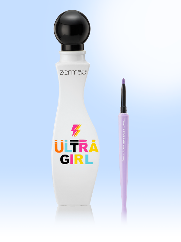 Perfume Ultra Girl + Delineador Pink Panther Tono Morado