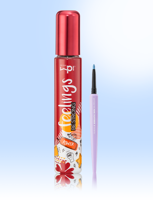 Perfume Feelings Be Strong Wp! + Delineador Pink Panther Tono Azul