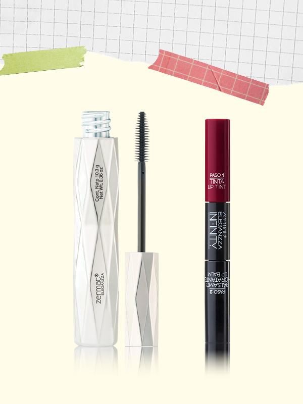 Máscara para Pestañas Irreal Lashes + Tinta Labial de Larga Duración Más Bálsamo Hidratante Tono Granada