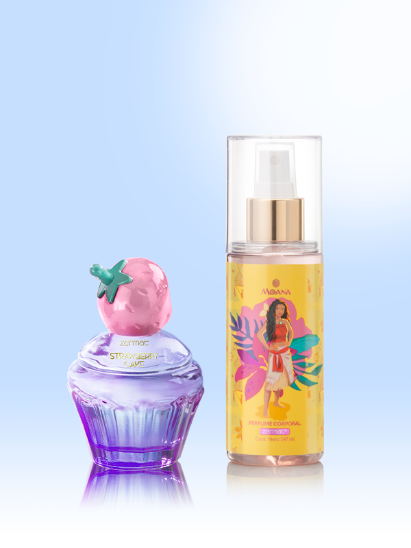 Perfume Strawberry Cake + Perfume Corporal Moana Disney