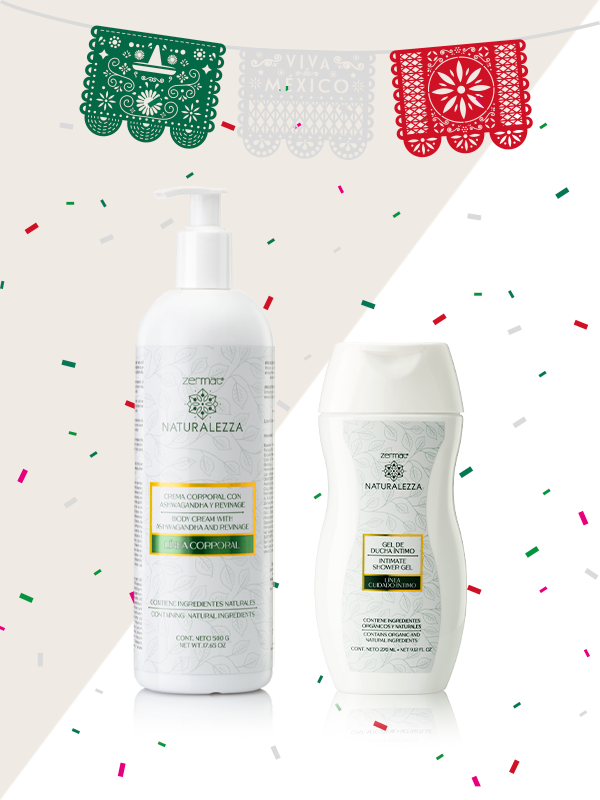 Gel de Ducha Íntimo Naturalezza + Crema Corporal con Ashwagandha y Revinage Naturalezza