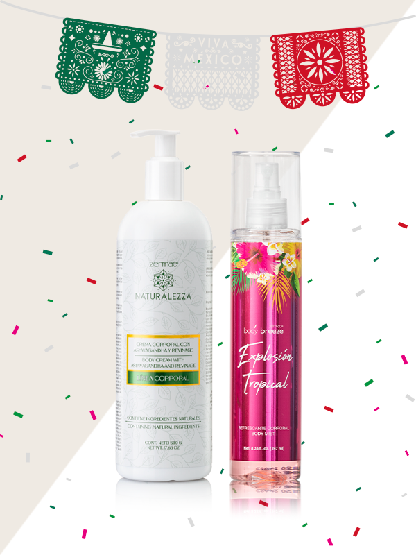 Refrescante Corporal Explosión Tropical Body Breeze + Crema Corporal con Ashwagandha y Revinage Naturalezza