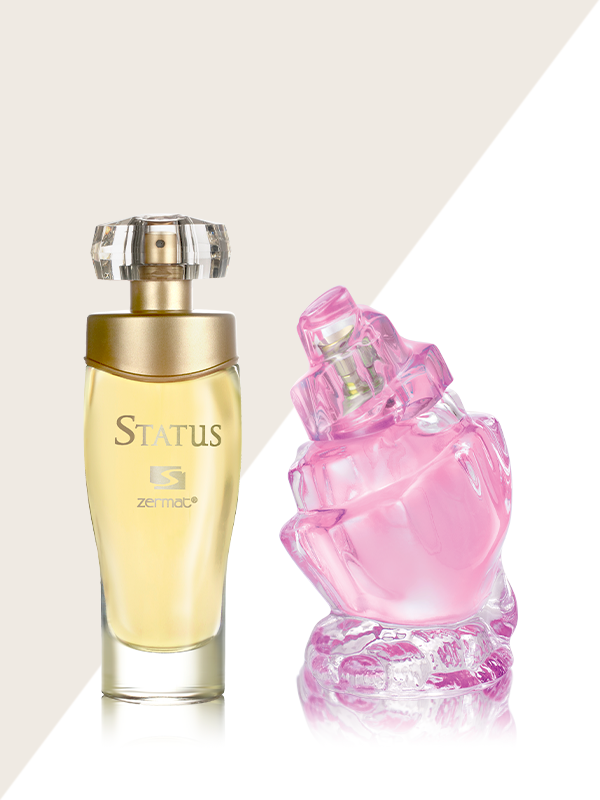 Perfume Status Dama + Perfume Caribe Rose